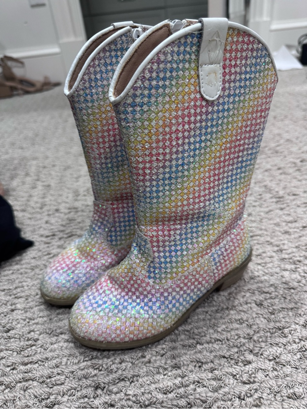 Lola and the Boys Rainbow Cowboy boots